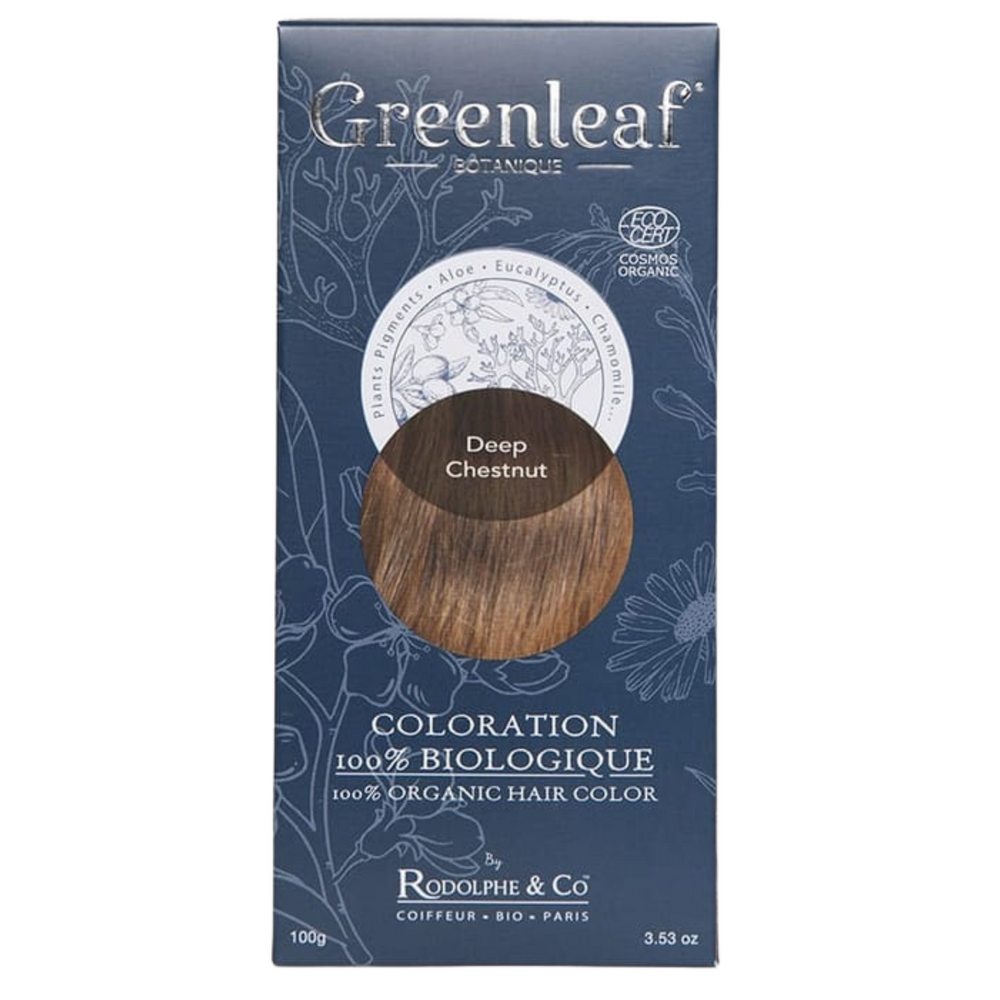 RODOLPHE & CO_Coloration Greenleaf Botanique_100g-Deep Chestnut_Gisèle produits de beauté