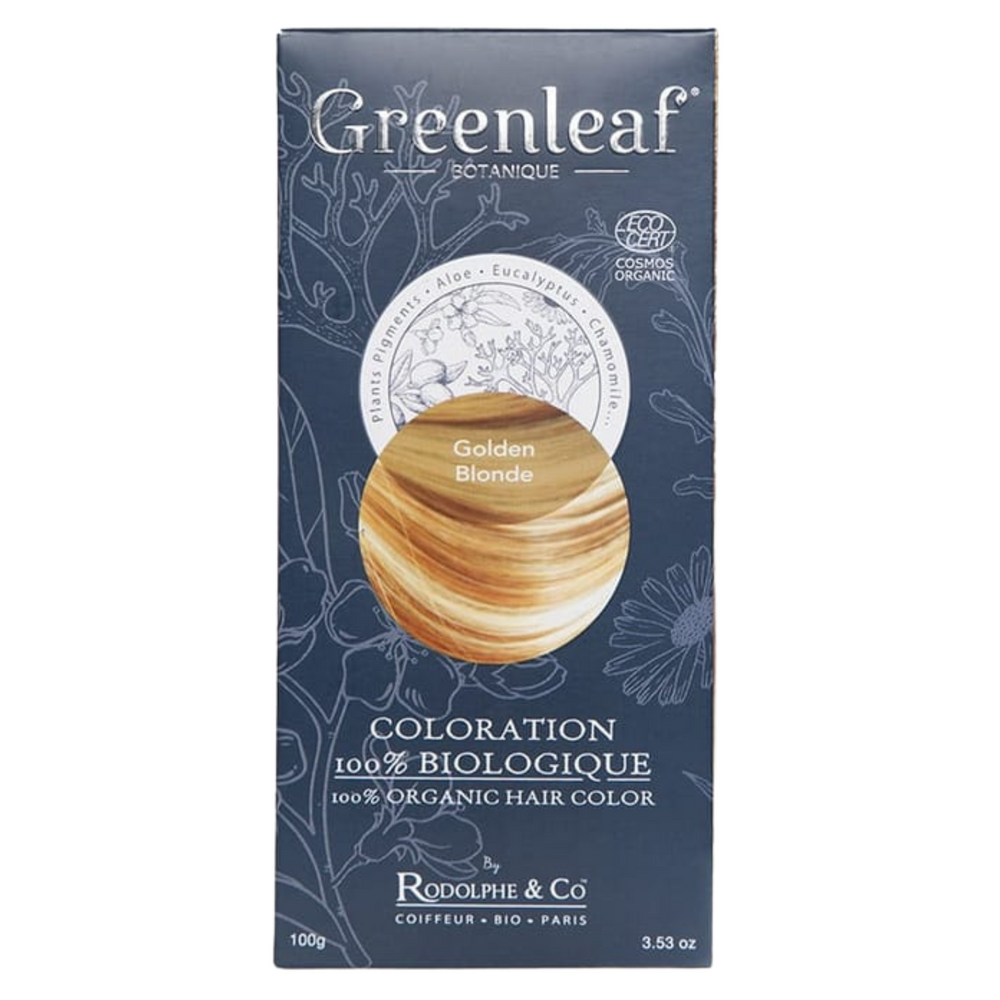 RODOLPHE & CO_Coloration Greenleaf Botanique_100g-Golden Blonde_Gisèle produits de beauté