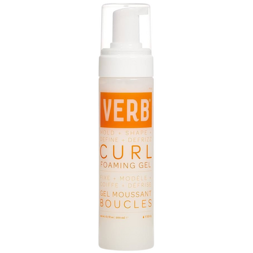 Curl - Gel moussant boucles-Boucles sans chaleur||No heat curls-VERB-200ml-Gisèle produits de beauté