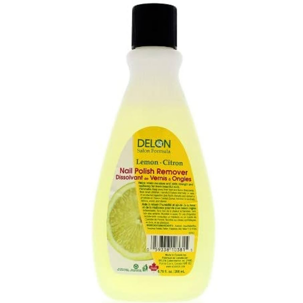 DELON_Dissolvant de vernis à ongles - Citron avec acétone_200ml-_Gisèle produits de beauté