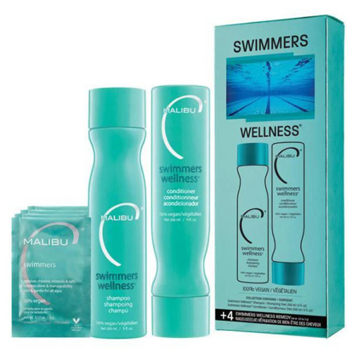 Duo Swimmers Wellness - Shampooing et revitalisant-Shampoings & Revitalisants||Shampoos & Conditioners-MALIBU-Gisèle produits de beauté