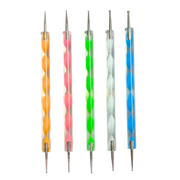 ENSEMBLE D’OUTILS EN MÉTAL POINTES NAIL ART