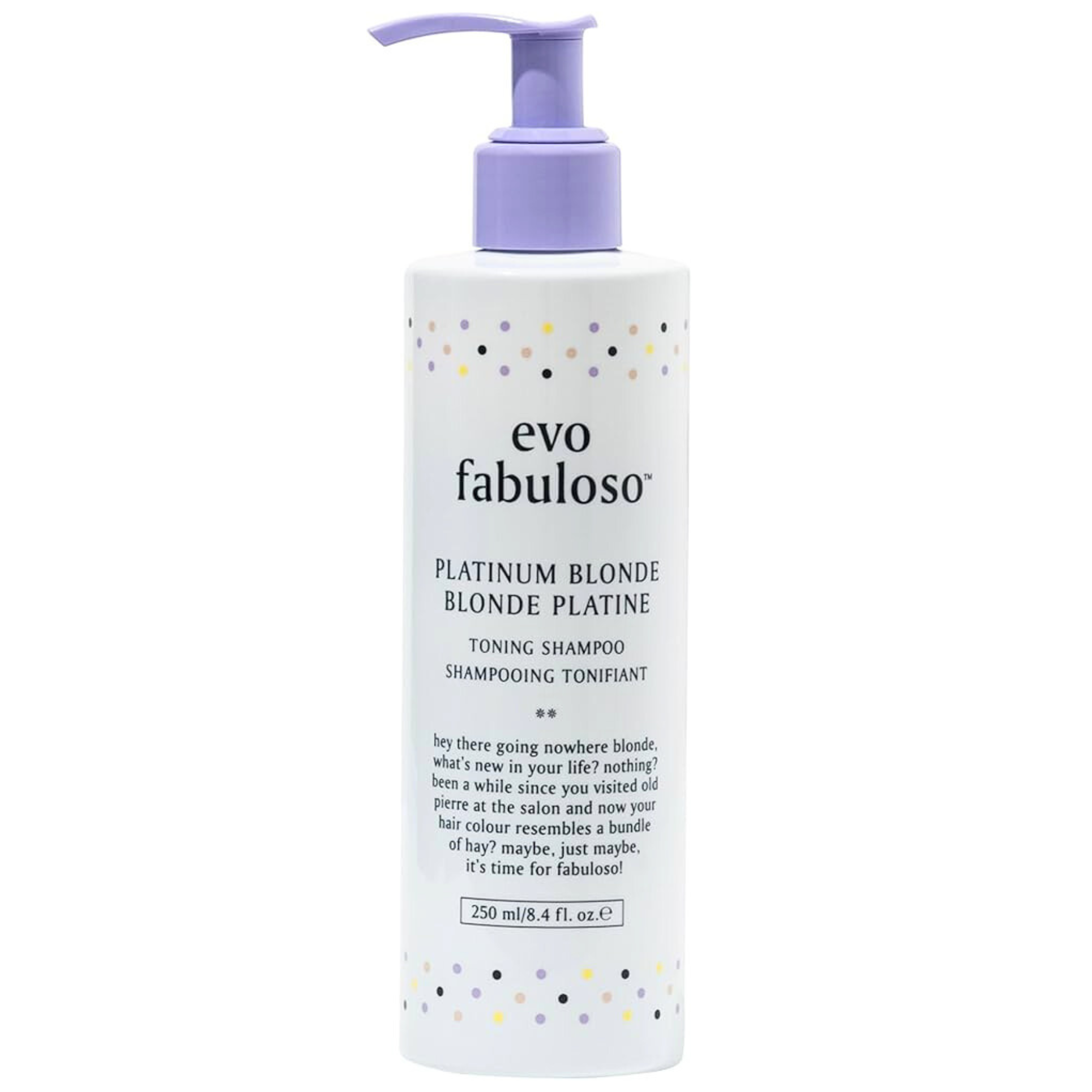 Evo Fabuloso - Platinum Blonde Toning Shampoo