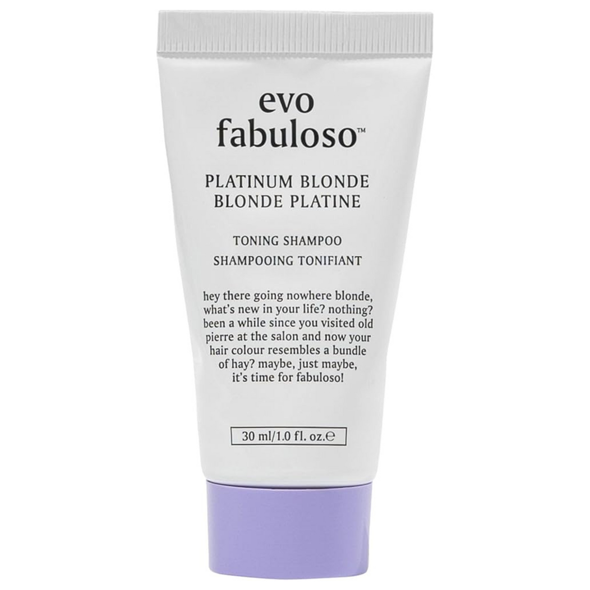 EVO FABULOSO - SHAMPOOING TONIFIANT BLONDE PLATINE