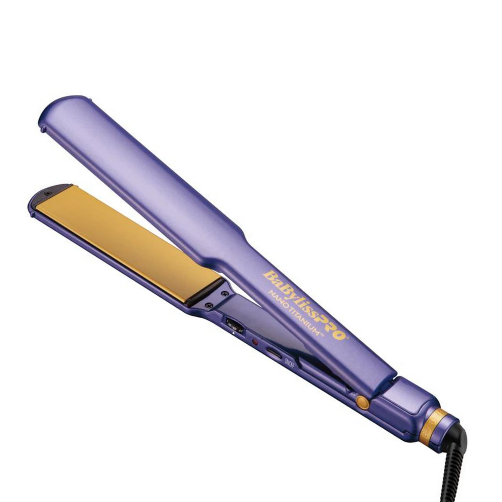 Fer plat - Nano-titane & céramique-Fers||Irons-BABYLISS PRO-1 1/2 po-Mauve-Gisèle produits de beauté