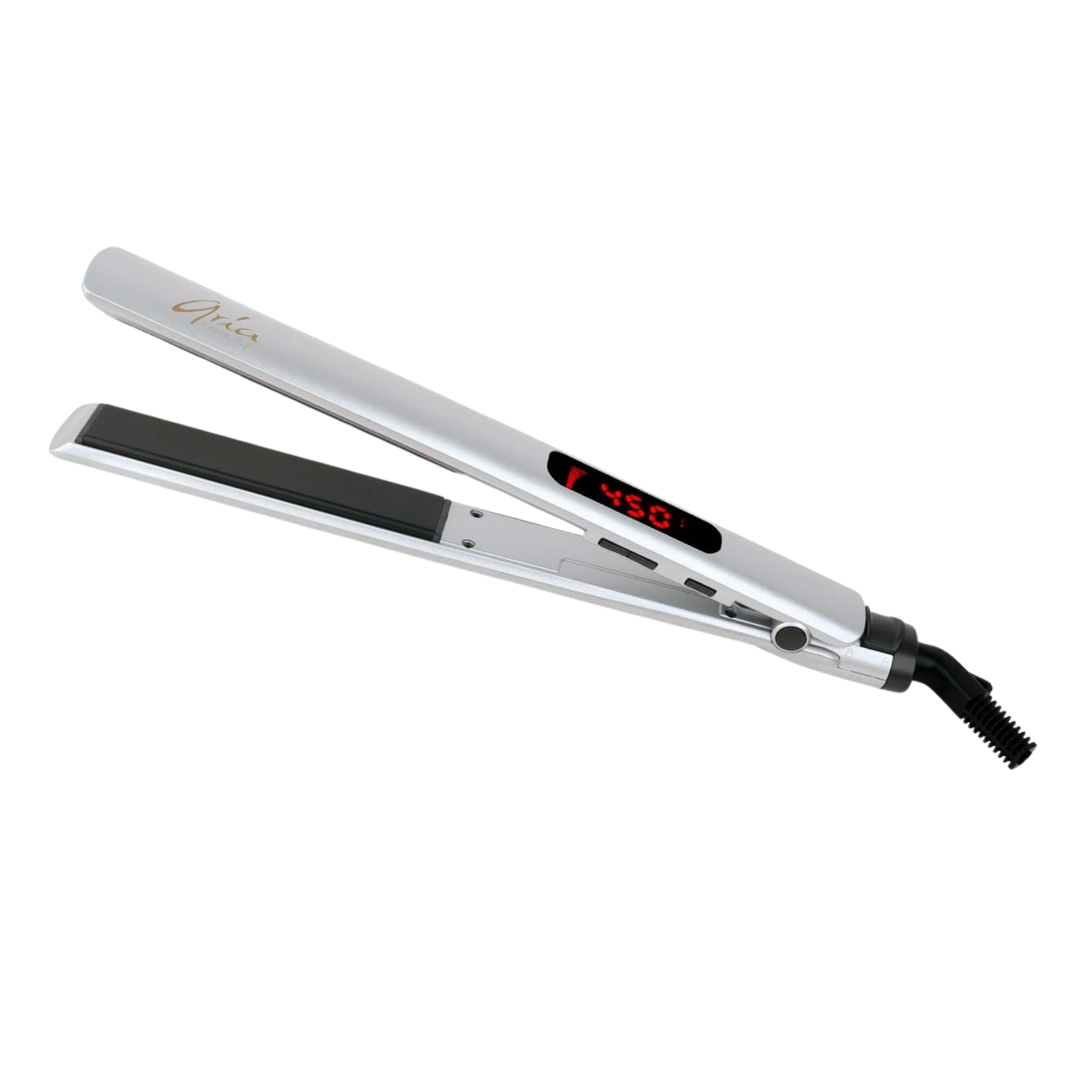 EXTRA-LONG PLATES FLAT IRON 1 IN. SILVER