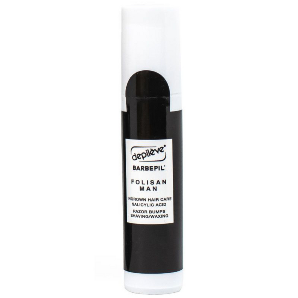 DEPILÈVE_Folisan Man roll-on - Soin poils incarnés_10ml-_Gisèle produits de beauté