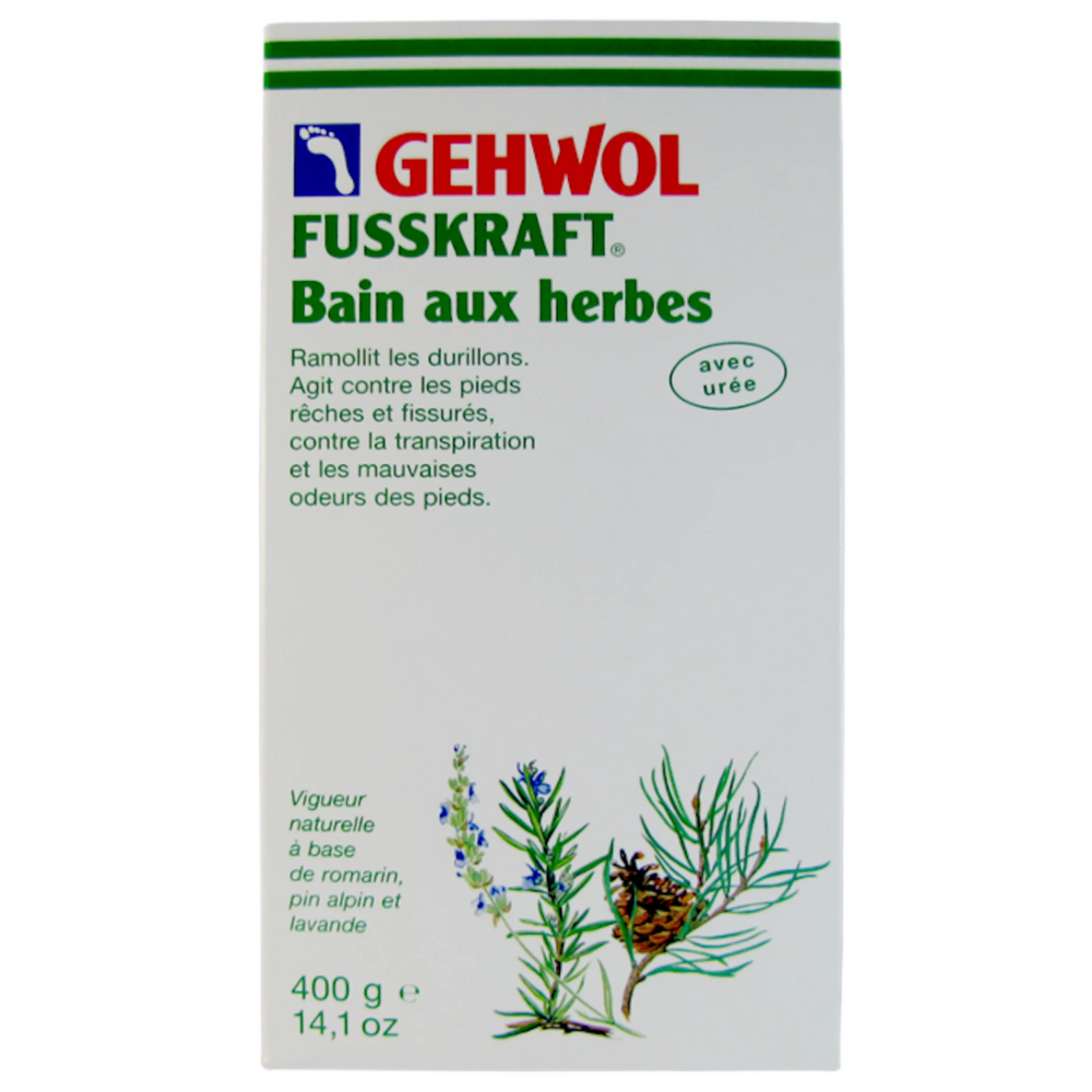 GEHWOL_Fusskraft - Bain aux herbes_400 g-_Gisèle produits de beauté