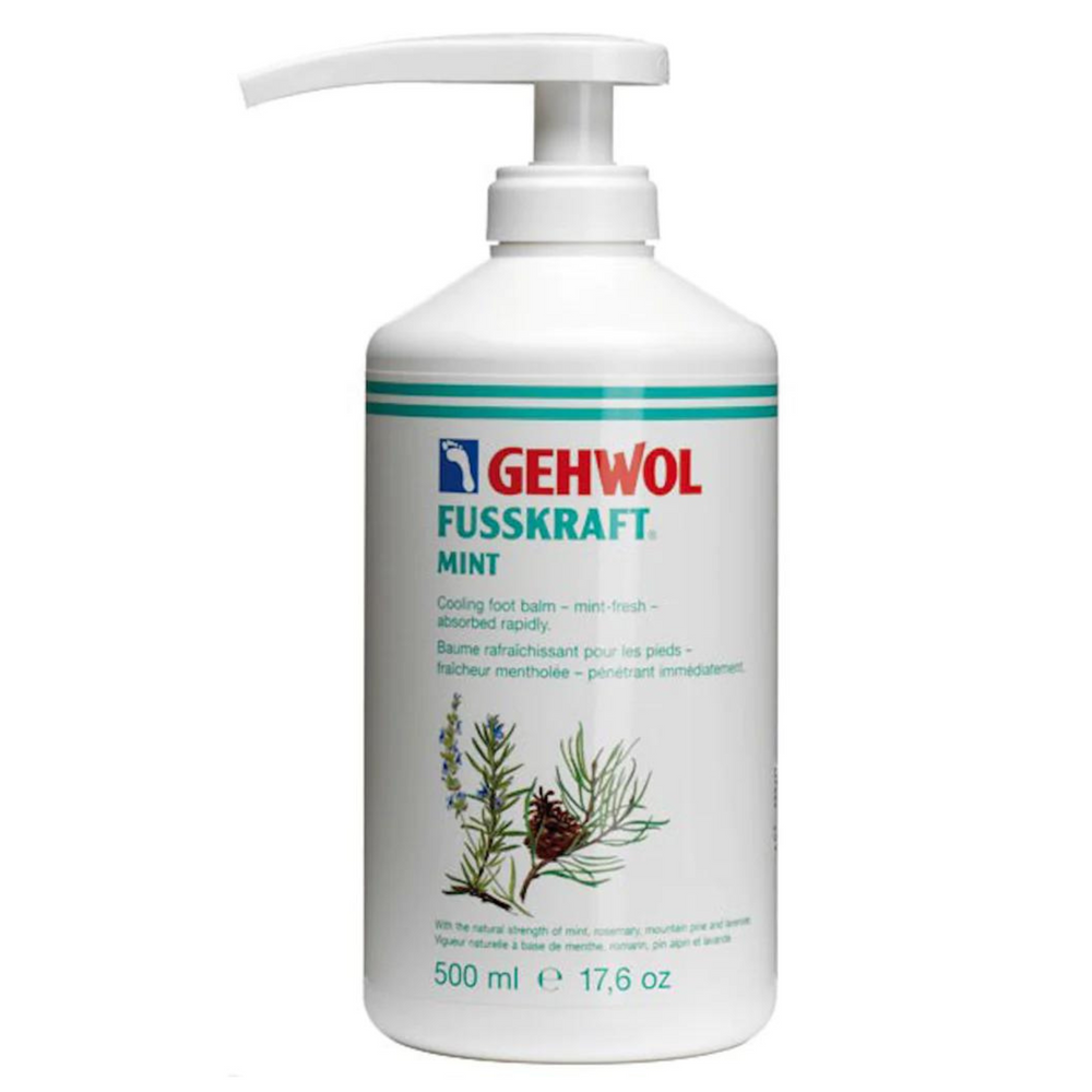 GEHWOL_Fusskraft - Baume rafraichissant pour les pieds_500ml-_Gisèle produits de beauté