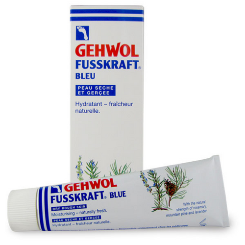 GEHWOL_Fusskraft Bleu - Peau sèche et gercée - crème hydratante pour combattre les odeurs_75ml-_Gisèle produits de beauté