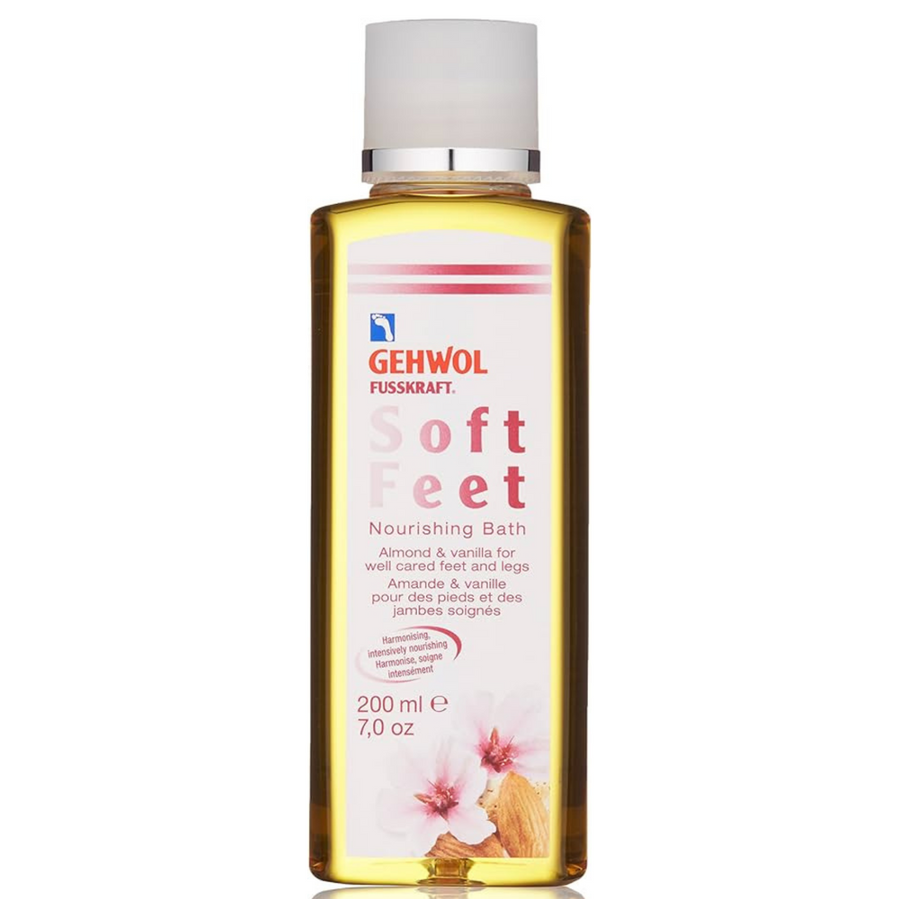 GEHWOL_Fusskraft Soft Feet - Bain nourrissant_200ml-_Gisèle produits de beauté