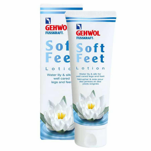 GEHWOL_Fusskraft - Soft Feet lotion nénuphar et soie_125ml-_Gisèle produits de beauté