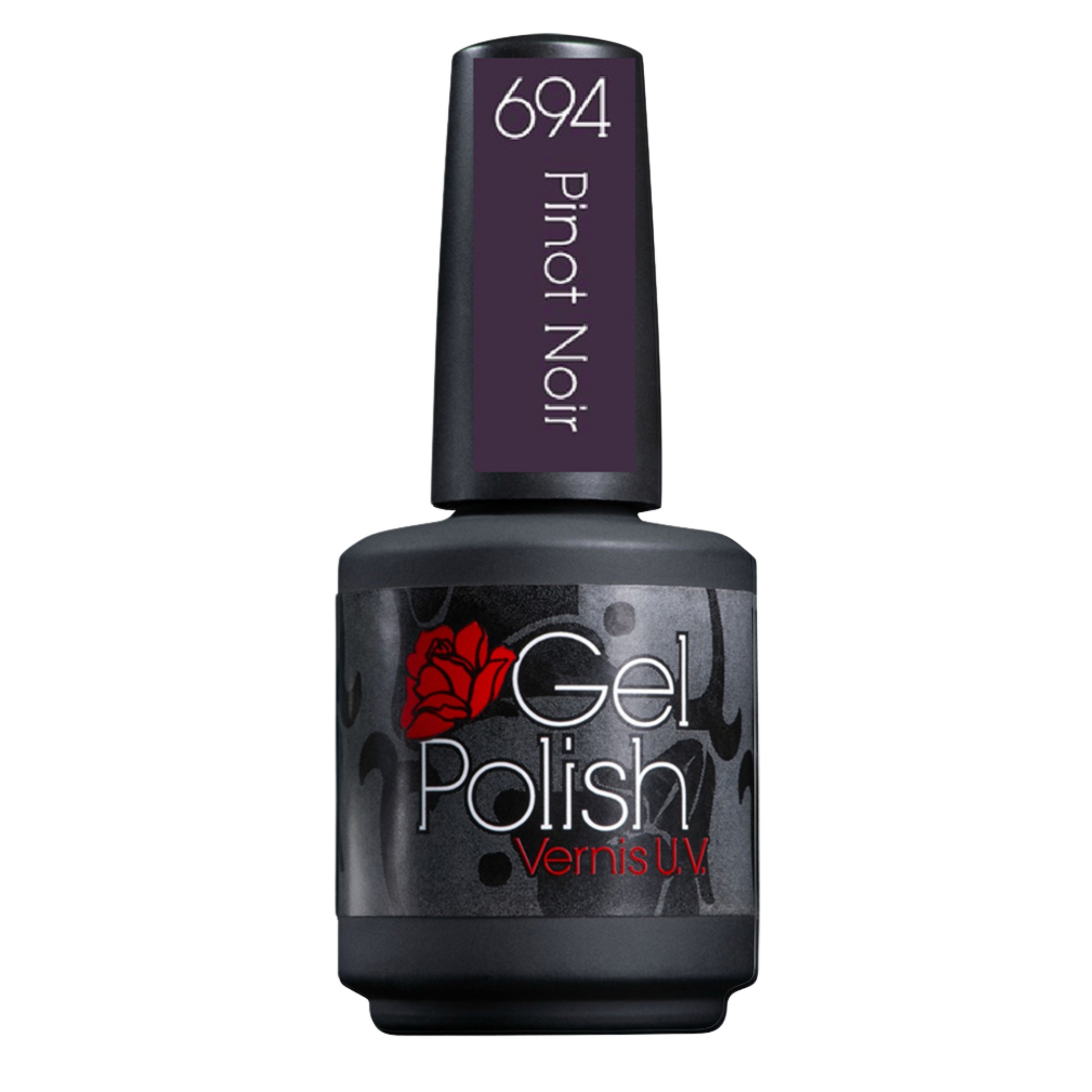 GEL POLISH_Gel Polish - Vernis gel UV_694 - Pinot Noir-1/2 oz_Gisèle produits de beauté