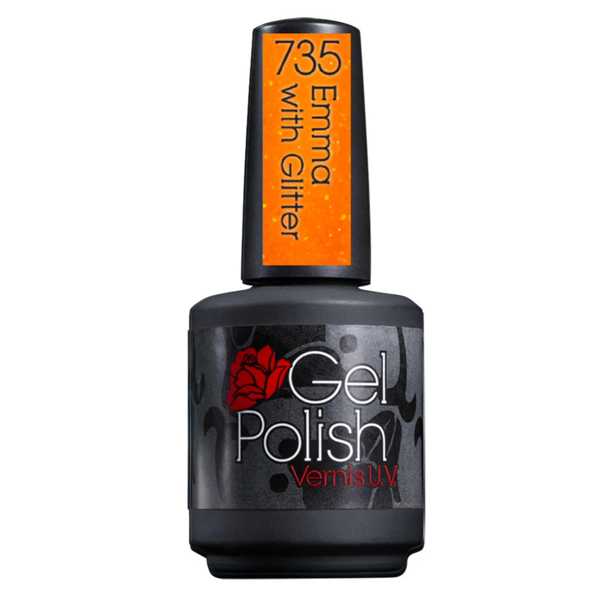 GEL POLISH_Gel Polish - Vernis gel UV_735 - Emma with glitter-1/2 oz_Gisèle produits de beauté