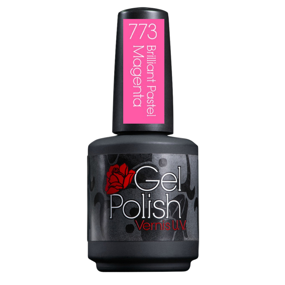 GEL POLISH_Gel Polish - Vernis gel UV_773 - Brillant Pastel Magenta-1/2 oz_Gisèle produits de beauté