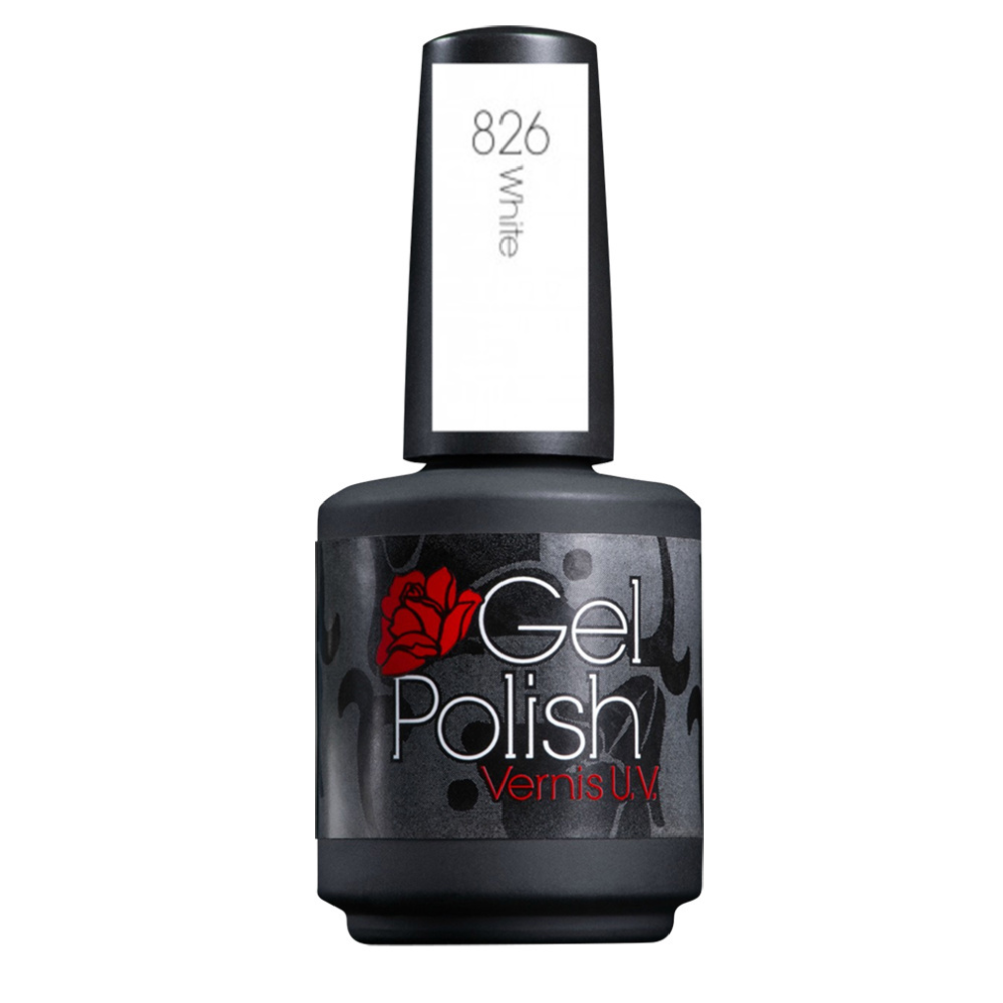 GEL POLISH_Gel Polish - Vernis gel UV_826 - White-1/2 oz_Gisèle produits de beauté
