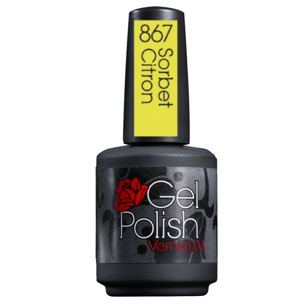 GEL POLISH_Gel Polish - Vernis gel UV_867 - Sorbet Citron-1/2 oz_Gisèle produits de beauté