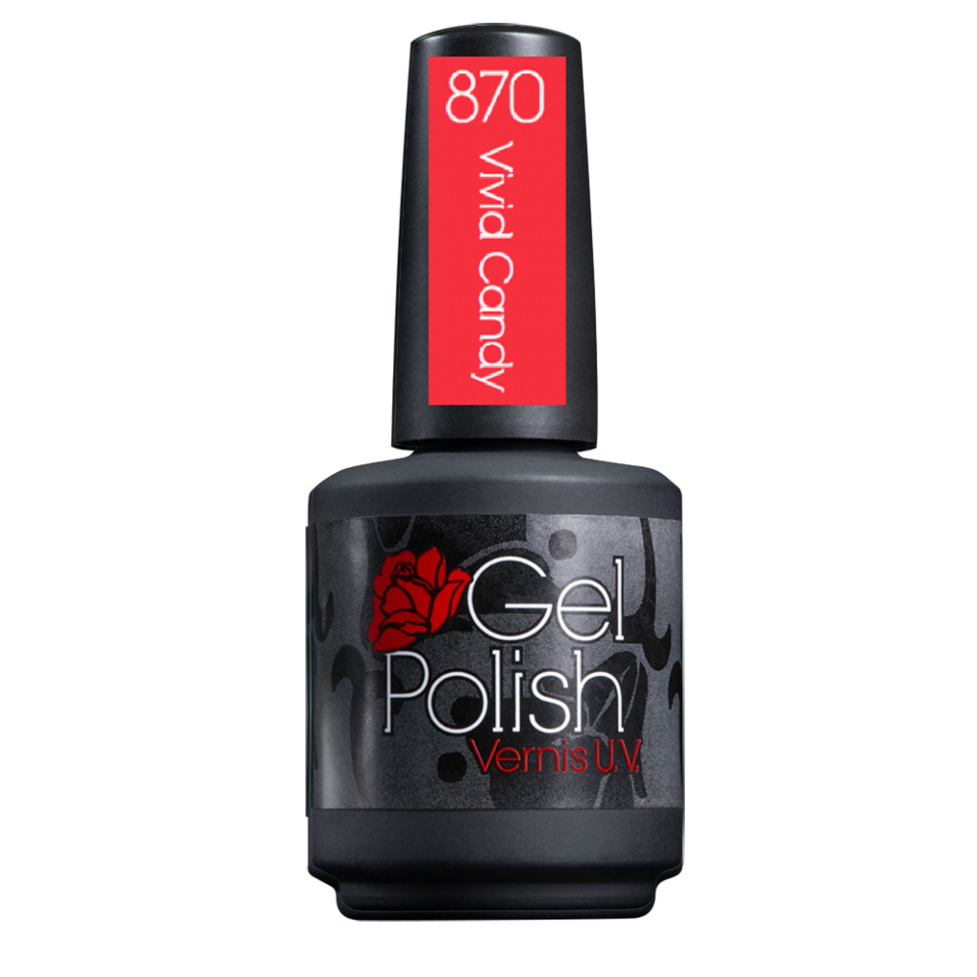 GEL POLISH_Gel Polish - Vernis gel UV_870 - Vivid Candy-1/2 oz_Gisèle produits de beauté