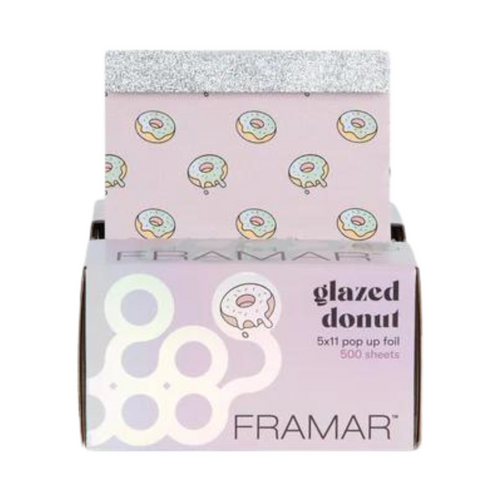 Glazed Donut - Papier aluminium pop up foil-Accessoires de coloration||Hair Color Accessories-FRAMAR-5x11-Gisèle produits de beauté