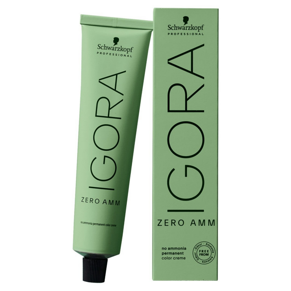 Igora Zéro AMM - Coloration permanente sans ammoniaque-Colorations permanentes||Permanent Colorations-SCHWARZKOPF PROFESSIONNEL-60ml-1-0 - Noir Naturel-Gisèle produits de beauté