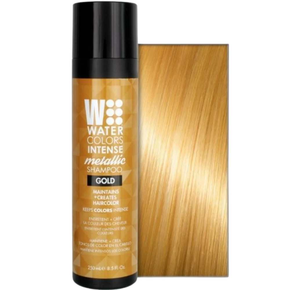 WATER COLOR_Intense - Shampooing pigmenté_Metallic Gold-250ml_Gisèle produits de beauté