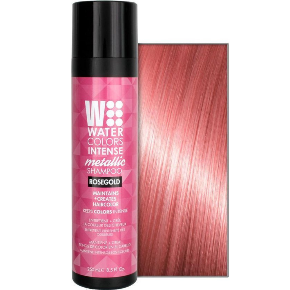 WATER COLOR_Intense - Shampooing pigmenté_Metallic Rose Gold-250ml_Gisèle produits de beauté