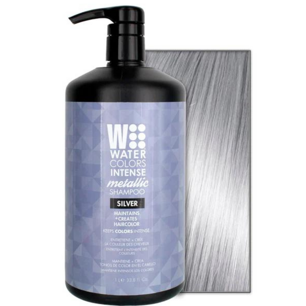 WATER COLOR_Intense - Shampooing pigmenté_Silver-1L_Gisèle produits de beauté