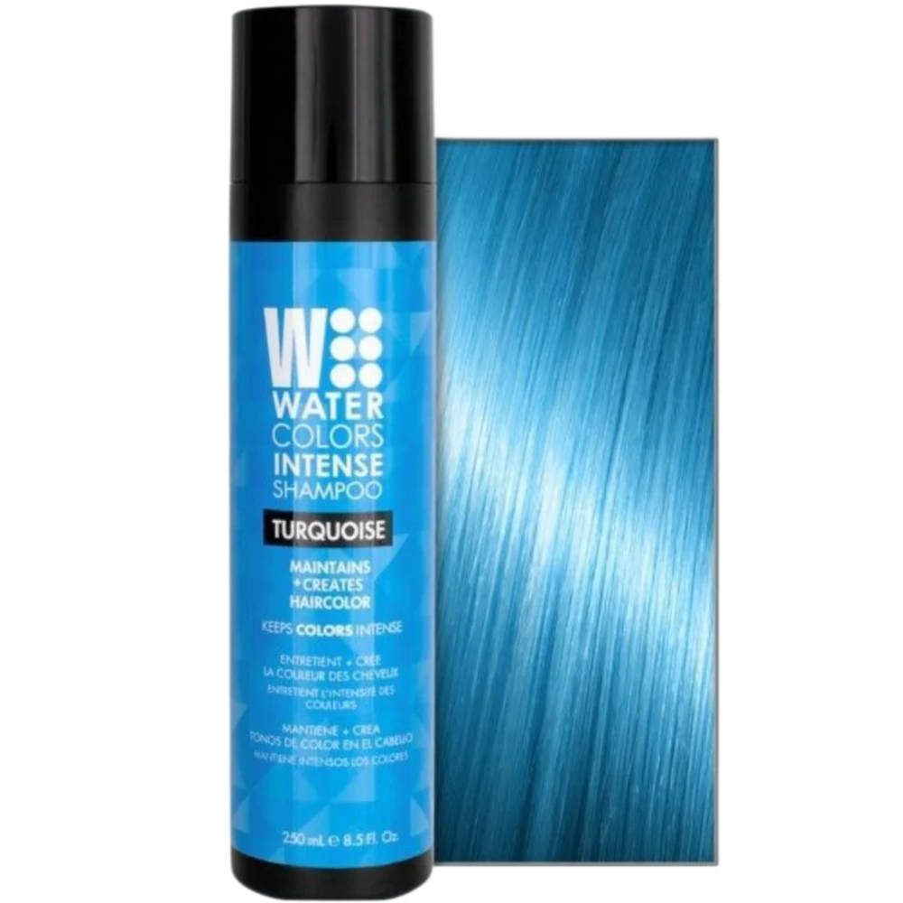 WATER COLOR_Intense - Shampooing pigmenté_Turquoise-250ml_Gisèle produits de beauté