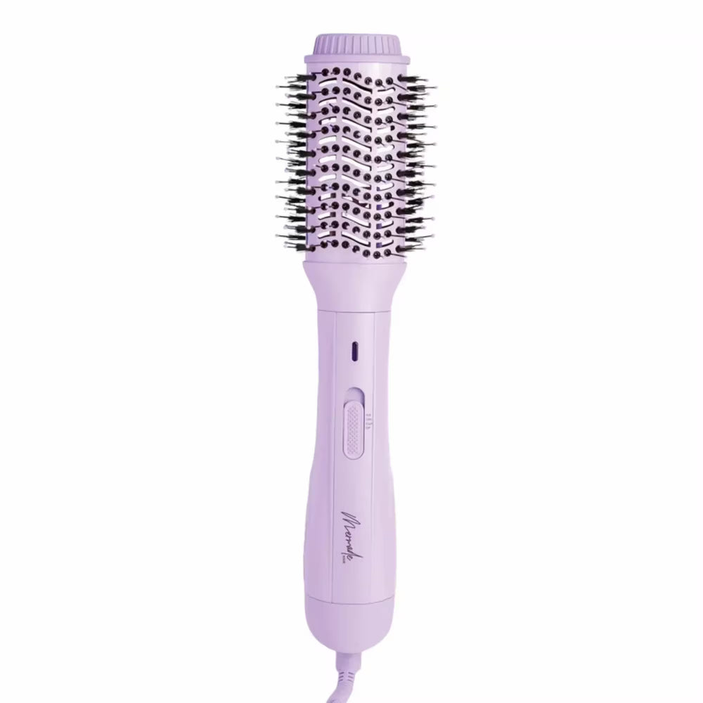 Brosse séchoir ovale Mermade mauve pour brushing volumineux et lissage des cheveux en une étape