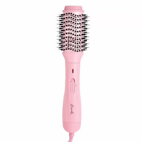 Brosse séchoir ovale Mermade rose pour brushing volumineux et lissage des cheveux en une étape