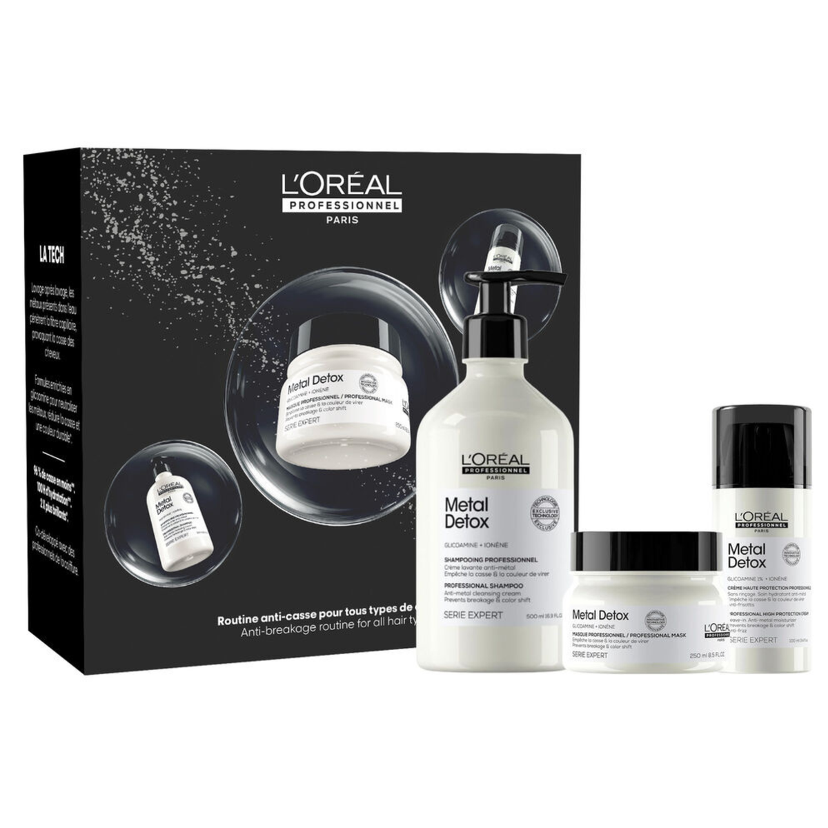 METAL DETOX - COFFRET DE NOËL ROUTINE SHAMPOOING, MASQUE ET TRAITEMENT