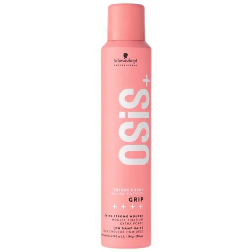 SCHWARZKOPF PROFESSIONNEL_Osis+ Grip - Mousse fixation forte_200ml-_Gisèle produits de beauté