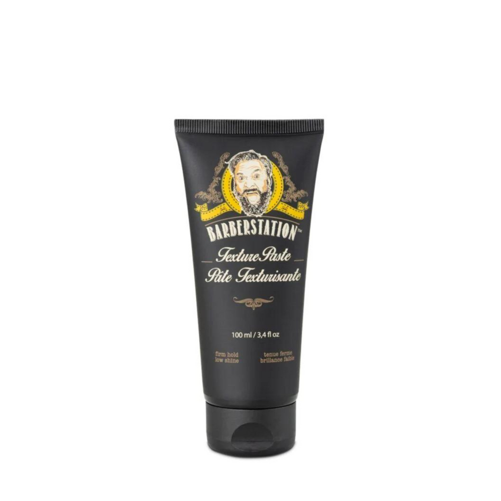 BARBERSTATION_Pâte texturisante - Tenue ferme & malléable - Peu brillance_100ml-_Gisèle produits de beauté