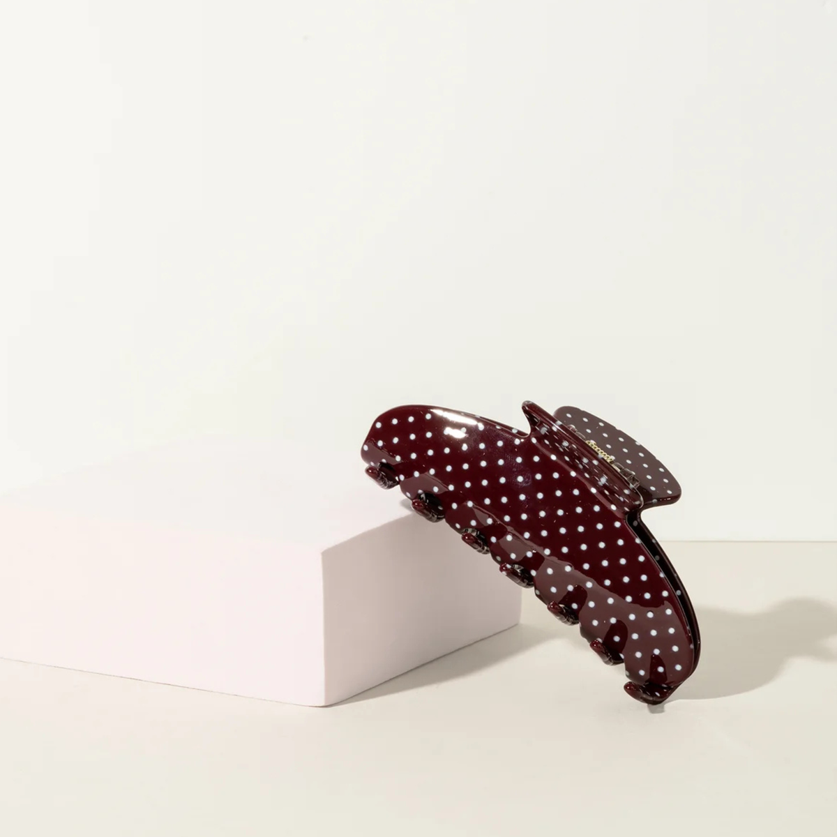 PINCE POLKA DOT CRESCENT - BOURGOGNE