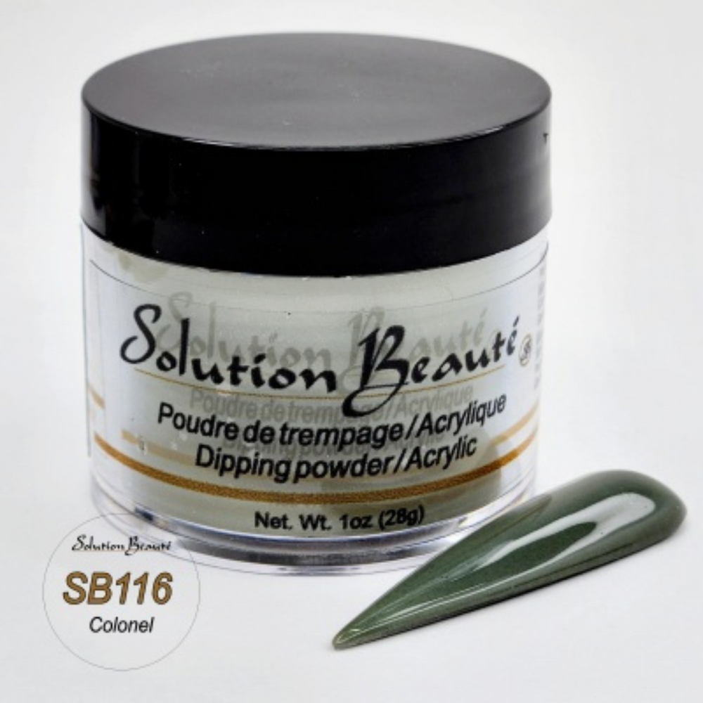 SOLUTION BEAUTÉ_Poudre pour ongles_SB116 - COLONEL-1oz_Gisèle produits de beauté
