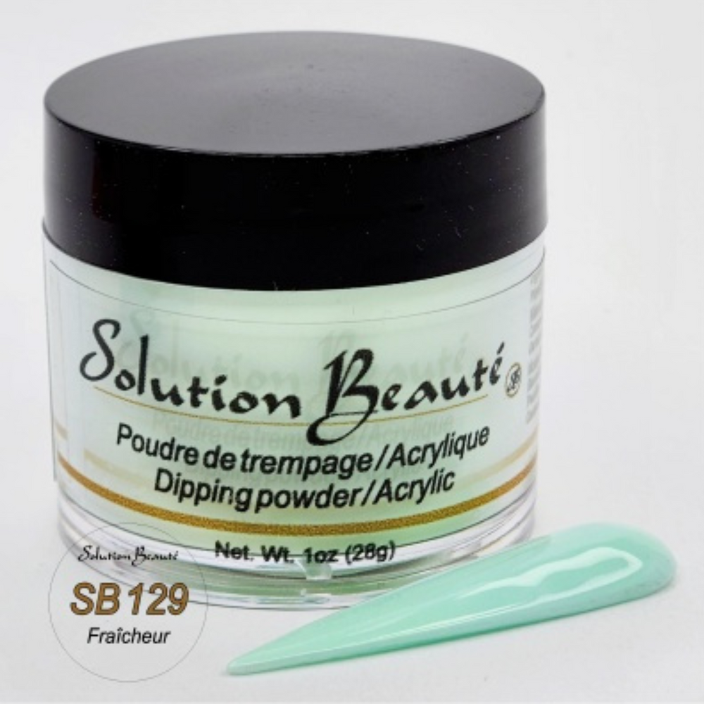 SOLUTION BEAUTÉ_Poudre pour ongles_SB129 - FRAICHEUR-1oz_Gisèle produits de beauté