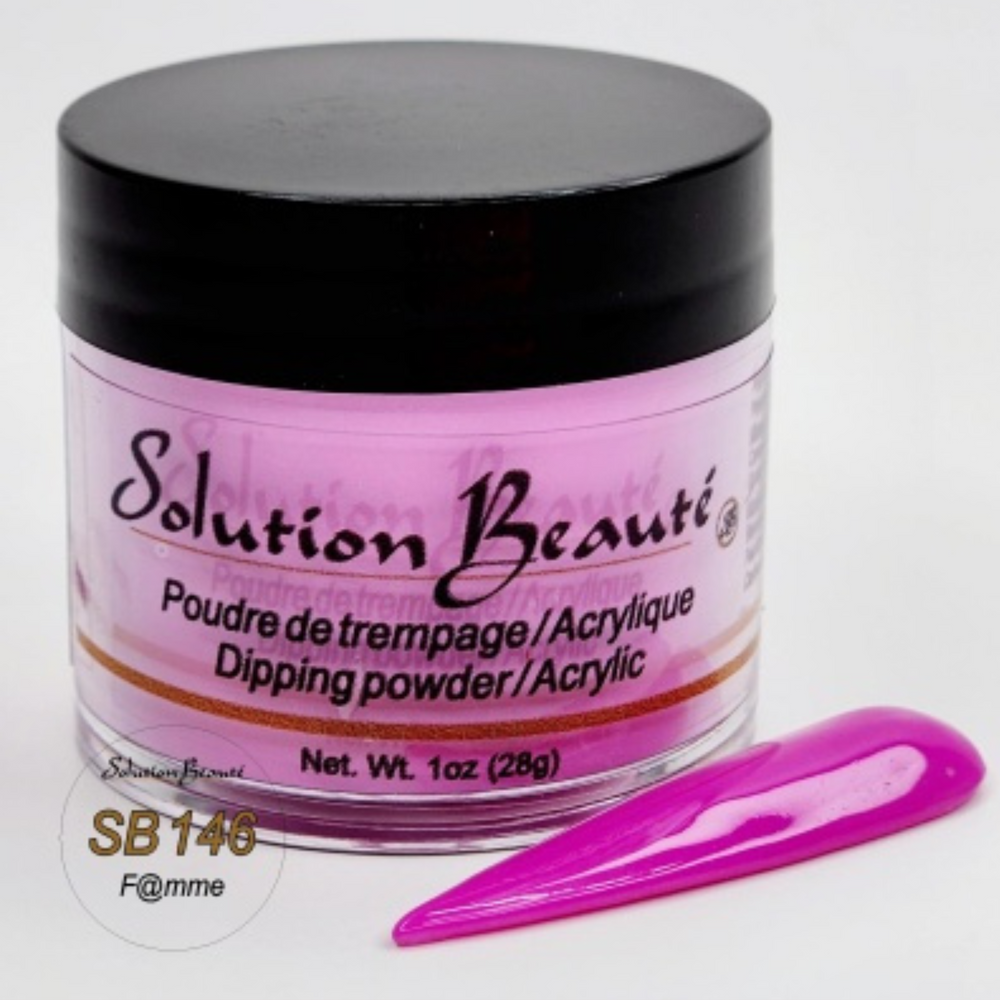 SOLUTION BEAUTÉ_Poudre pour ongles_SB146 - F@MME-1oz_Gisèle produits de beauté