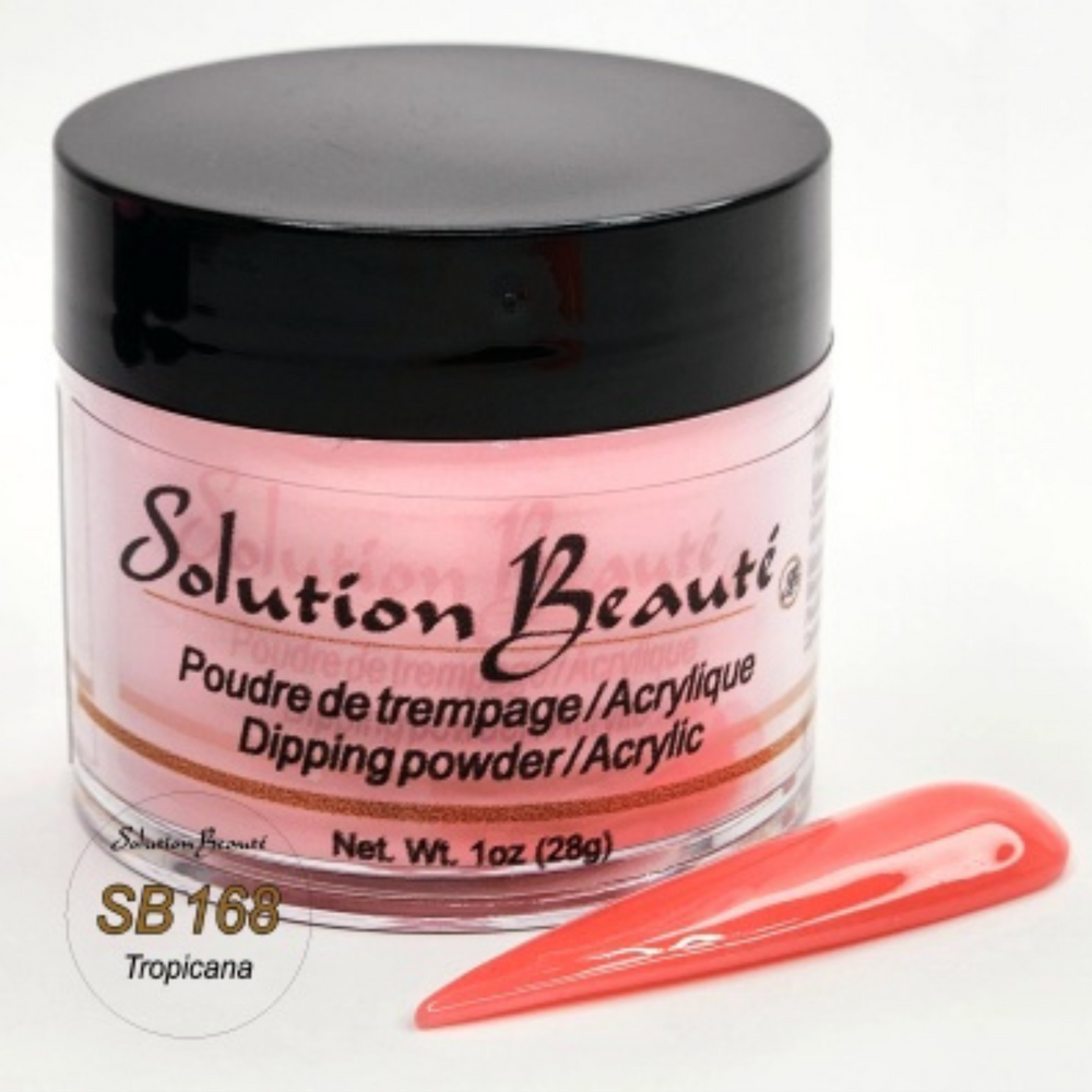 SOLUTION BEAUTÉ_Poudre pour ongles_SB168 - TROPICANA-1oz_Gisèle produits de beauté
