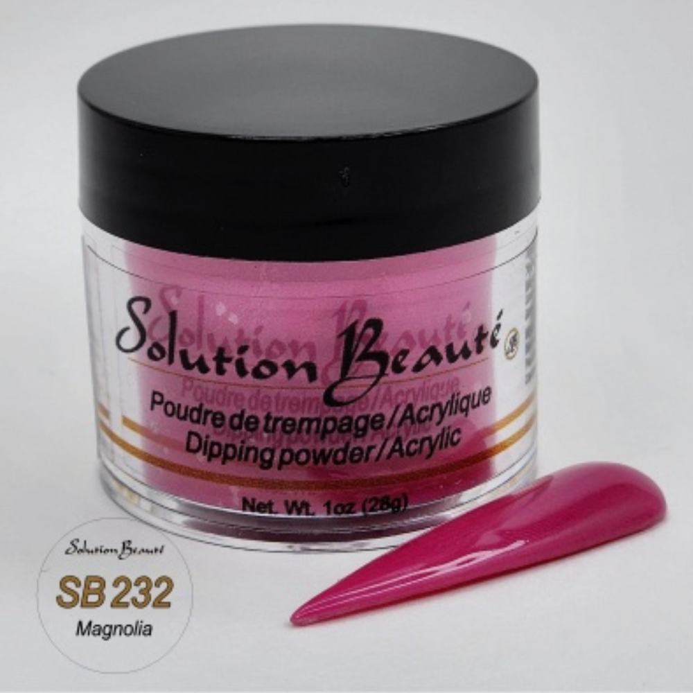 SOLUTION BEAUTÉ_Poudre pour ongles_SB232 - MAGNOLIA-1oz_Gisèle produits de beauté