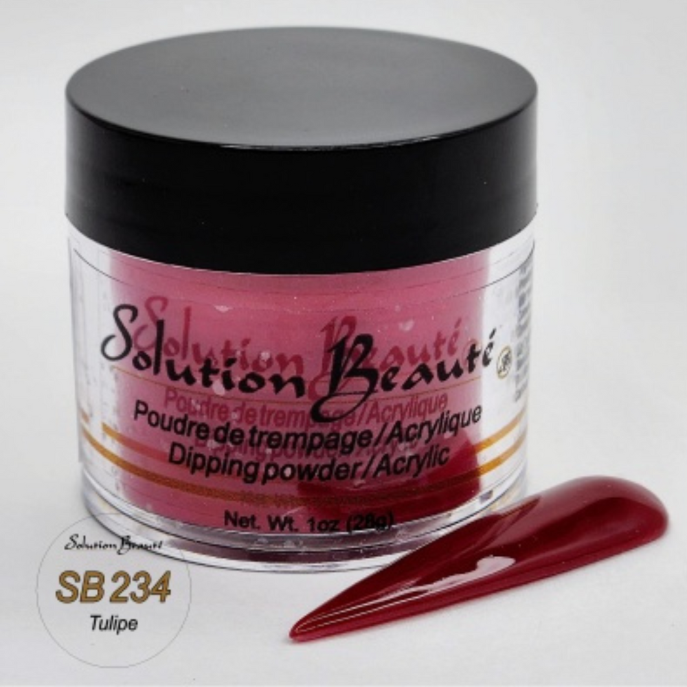 SOLUTION BEAUTÉ_Poudre pour ongles_SB234 - TULIPE-1oz_Gisèle produits de beauté