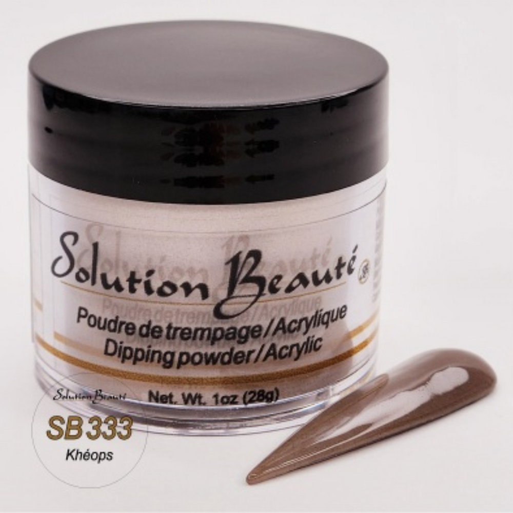 SOLUTION BEAUTÉ_Poudre pour ongles_SB333 - KHEOPS-1oz_Gisèle produits de beauté