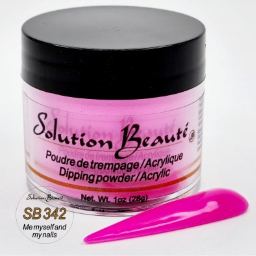 SOLUTION BEAUTÉ_Poudre pour ongles_SB342 - ME MYSELF MY NAIL-1oz_Gisèle produits de beauté