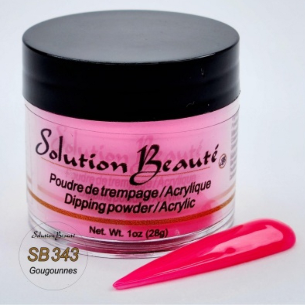 SOLUTION BEAUTÉ_Poudre pour ongles_SB343 - GOUGOUNES-1oz_Gisèle produits de beauté