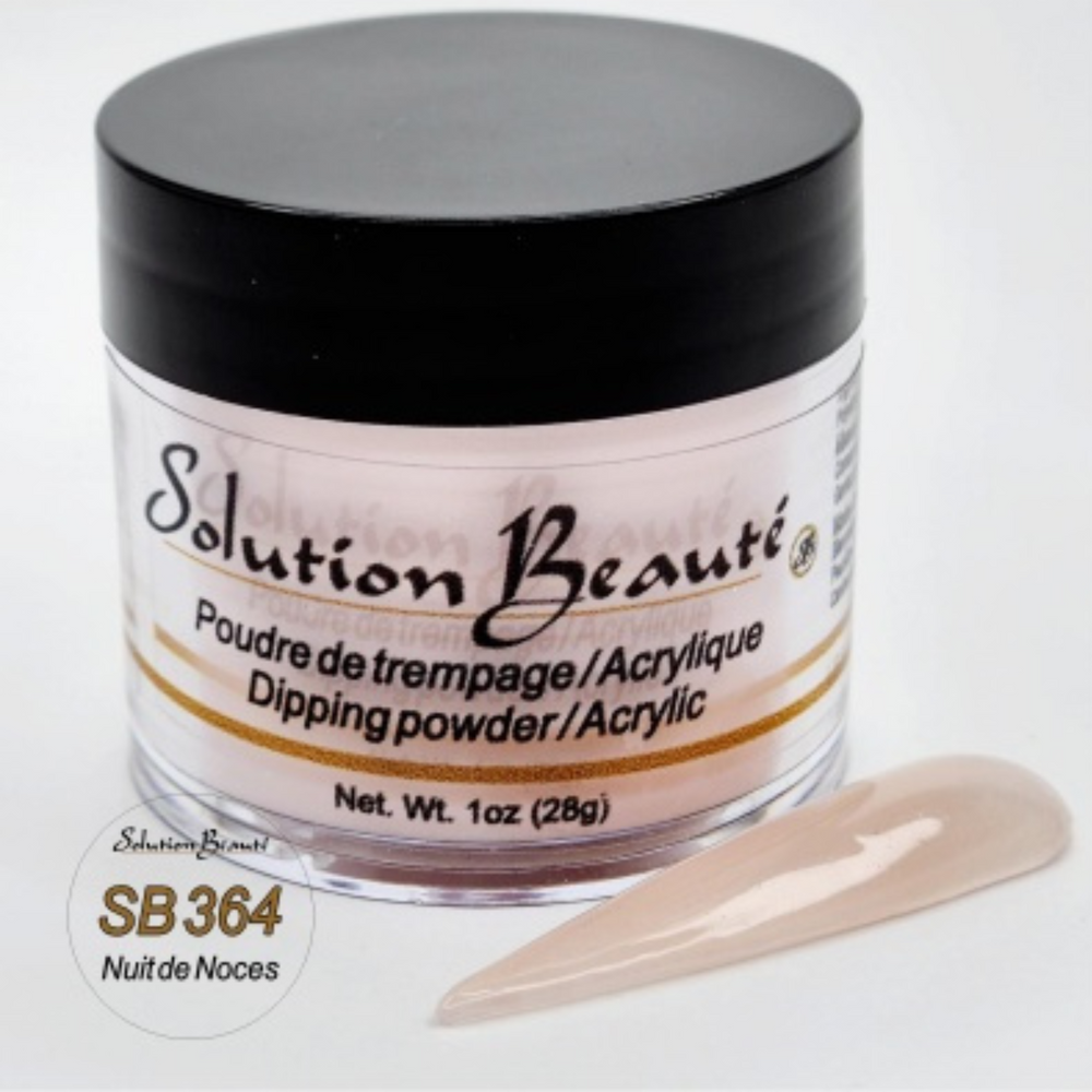 SOLUTION BEAUTÉ_Poudre pour ongles_SB364 - NUIT DE NOCE-1oz_Gisèle produits de beauté