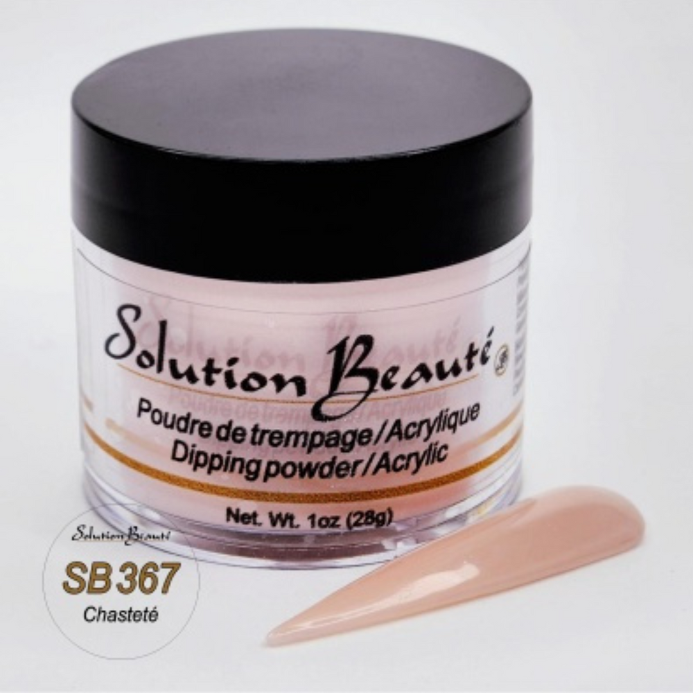 SOLUTION BEAUTÉ_Poudre pour ongles_SB367 - CHASTETE-1oz_Gisèle produits de beauté