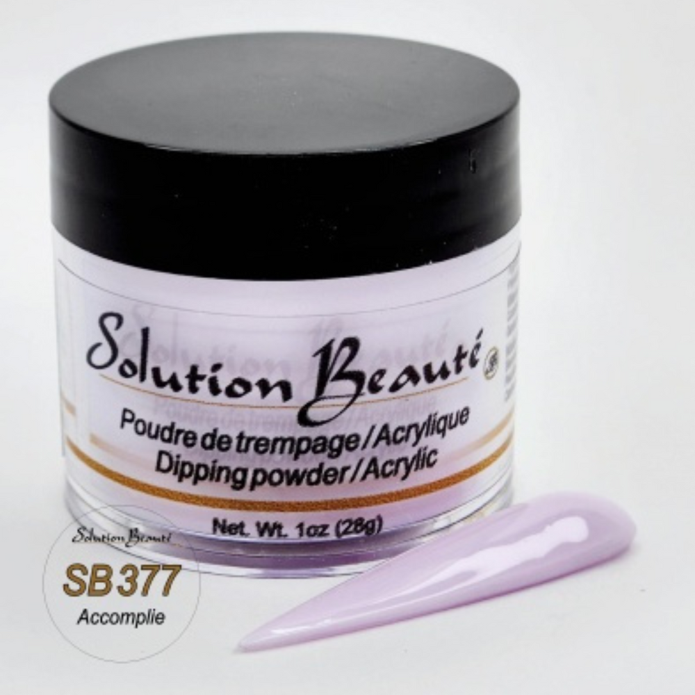 SOLUTION BEAUTÉ_Poudre pour ongles_SB377 - ACCOMPLIE-1oz_Gisèle produits de beauté