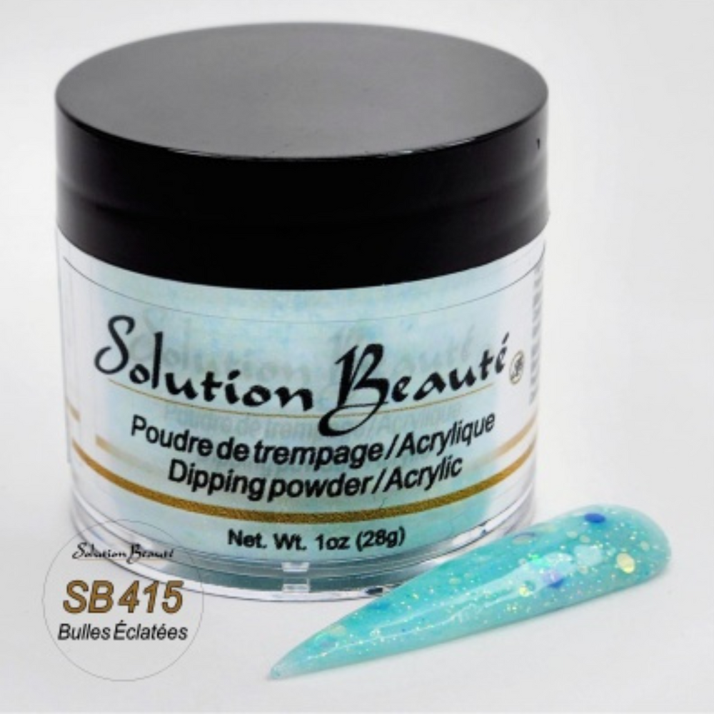 SOLUTION BEAUTÉ_Poudre pour ongles_SB415 - BULLES ECLATEES-1oz_Gisèle produits de beauté