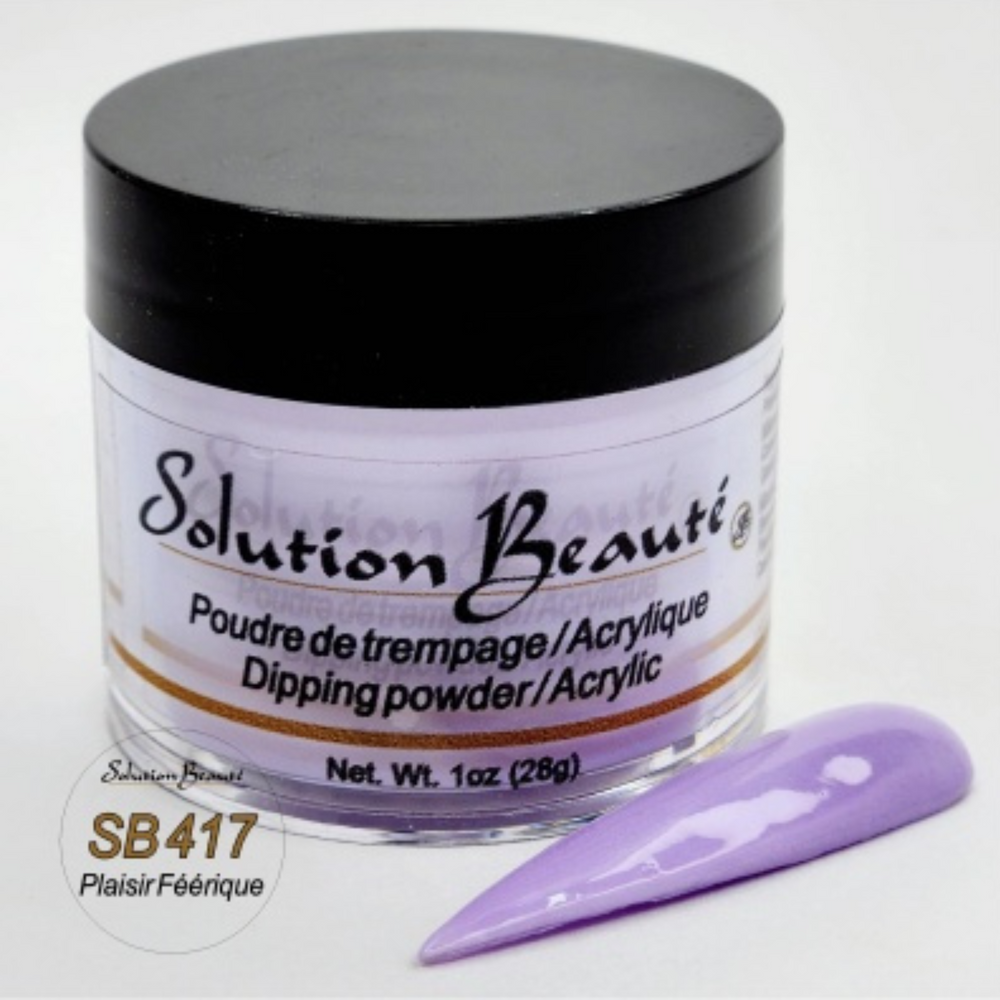 SOLUTION BEAUTÉ_Poudre pour ongles_SB417 - PLAISIR FEERIQUE-1oz_Gisèle produits de beauté