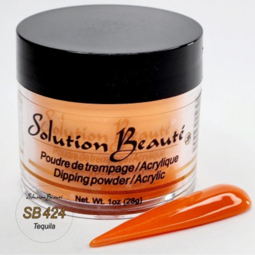 SOLUTION BEAUTÉ_Poudre pour ongles_SB424 - TEQUILA-1oz_Gisèle produits de beauté