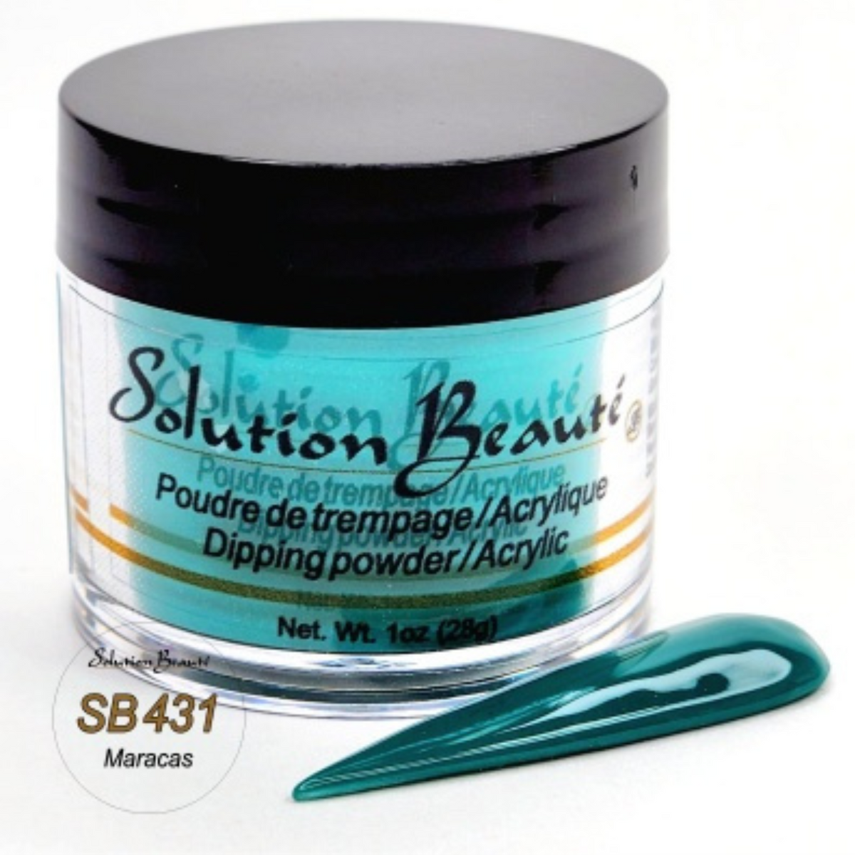 SOLUTION BEAUTÉ_Poudre pour ongles_SB431 - MARACAS-1oz_Gisèle produits de beauté
